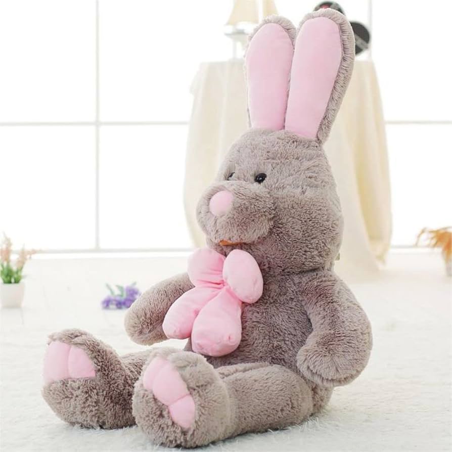 うさぎ　大きい　フィギュア Amazon.co.jp: ウサギ ぬいぐるみ 特大 大きい 動物 大きい 生々